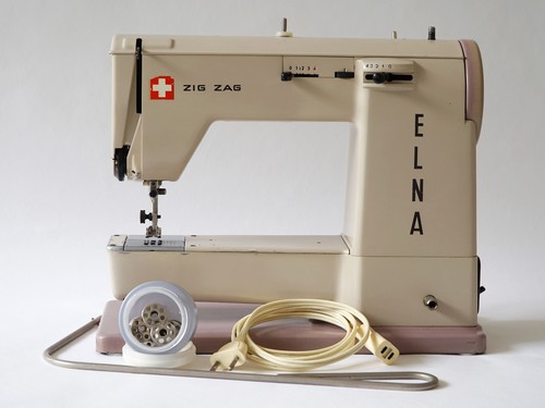 Nähmaschine elna zig zag mit - zig,