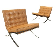 Paar Vintage Sessel Barcelona