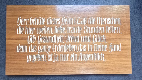 Herr behüte dieses - , heim