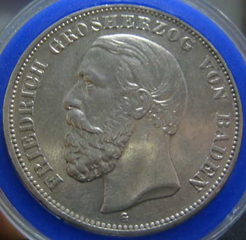 Mark baden 1876 j - mark, (j