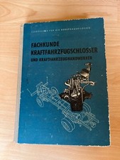 Fachkunde Kraftzeugschlosser, DDR, Lehrbuch, 1958