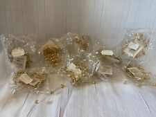 Dekoration Schmuck Bastelschmuck  Perlenketten Drahtnetze Draht mit Perlen Herz