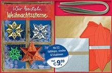 Wir basteln weihnachtssterne - wir,