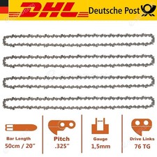 4x Sägekette kompatibel mit