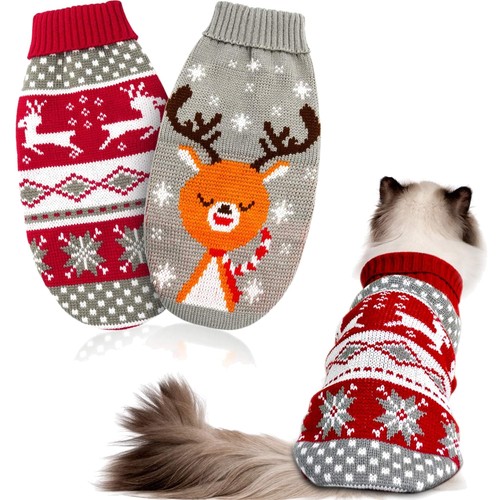 Hund katze weihnachts pullover - katze,