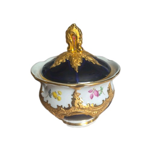 Zuckedose porzellan meissen - porzellan,