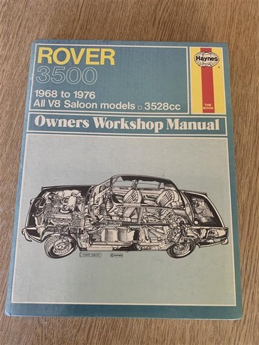Rover 3500 haynes - rover,