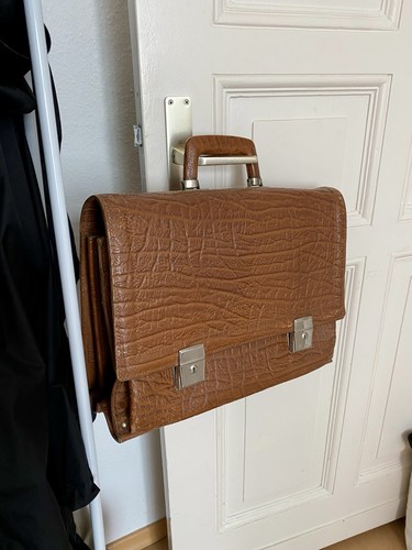 Aktentasche retro echtleder - retro,