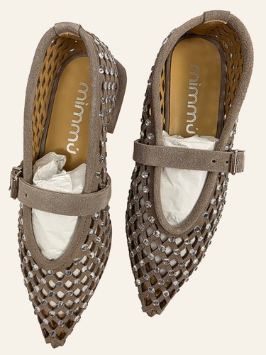 Mimmù damen ballerinas strass - mimmù,