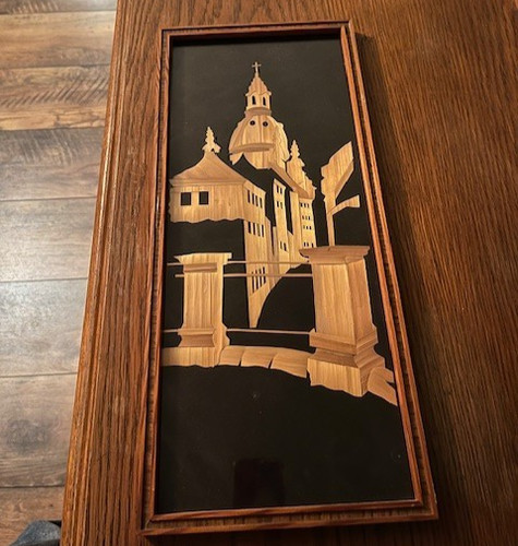 Strohbild ddr wandbild - ddr,