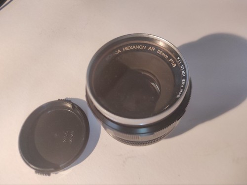 Konica hexanon lens - konica, in