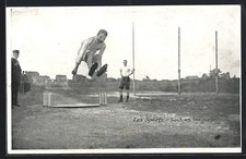 Leichtathlet beim Weitsprung