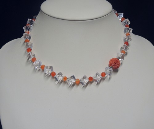 Collier aus bergkristall - collier,