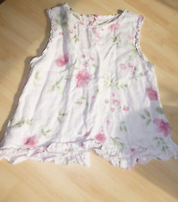 MAAS Naturwaren - Bluse Top Tunika - 140 - LEINEN - Blumen - BIO ÖKO Organic