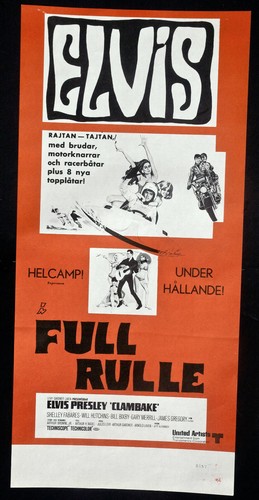 Elvis presley orig filmplakat - elvis,