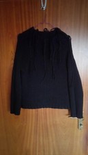 Gabi Lauton Strickpullover Merinowolle & Kaschmir Strick Pullover schwarz 36