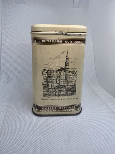 Vintage blechdose walter - vintage,