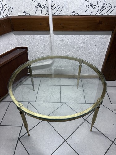 Runder messing couchtisch - runder,