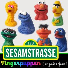 Fingerpuppen Sesamstraße (Muppets Inc.), Figuren Bibo Ernie Bert Grobi Elmo usw.