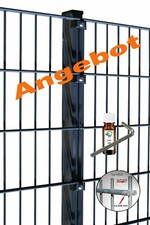 Doppelstabmattenzaun Komplettset inkl. Pfosten, Schrauben, Klemmhalter 6/5/6 mm