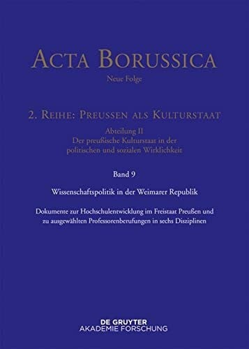 Wissenschaftspolitik der - in,