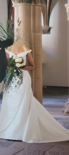 Brautkleid in creme - brautkleid,