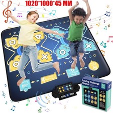 Tanzmatte Spielzeug für Kinder, Mädchen Musik-Tanz-Spielmatte + LED 2 Spielmodi