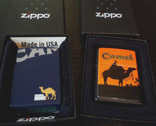 2 Stück - limited edition zippo benzin feuerzeug Sammlungsauflösung - camel