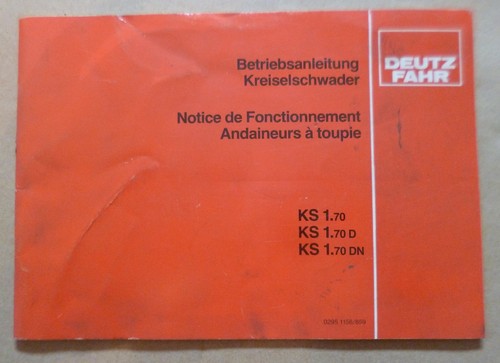 Fahr kreiselschwader ks1 - fahr, ks1.30