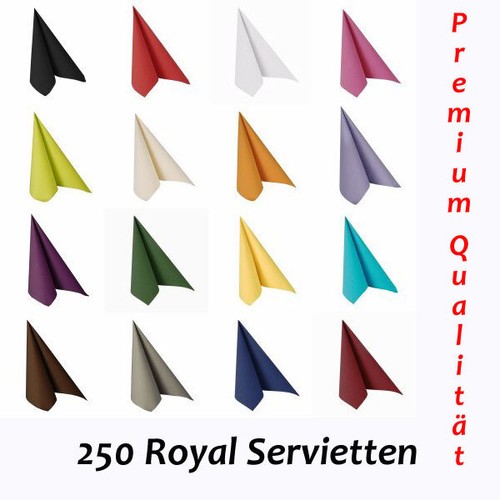 250 servietten royal falz - royal, 1/4-falz