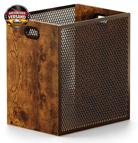 Holz mülleimer 17l - mülleimer, rechteckig