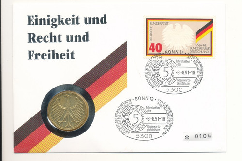 Numisbrief brd einigkeit - numisbrief, „einigkeit