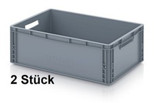 2 Stück Euro Boxen grau