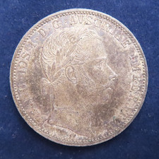 Österreich 1 Florin 1862 A Franz Joseph I. Silber Ag s