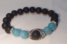 Larimar Lava Edelstein Stretch