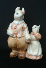 Nostalgie Osterhasen Porzellanfigur - Handbemal -Vintage  - Top