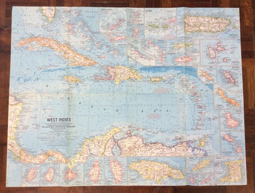 Vintage map the - of, west