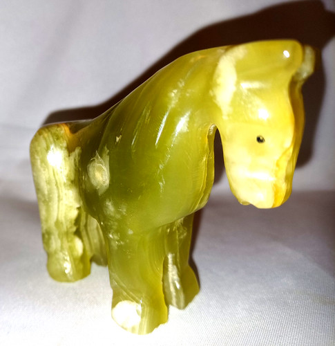 Esel figur aus stein - esel,