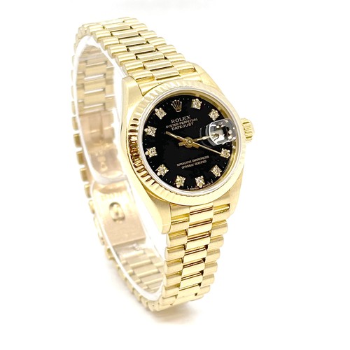 Rolex date just 18kt damen - rolex,