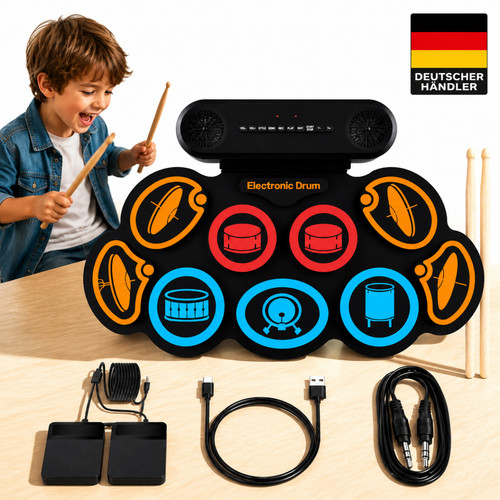 Drum set roll up - e-drum,