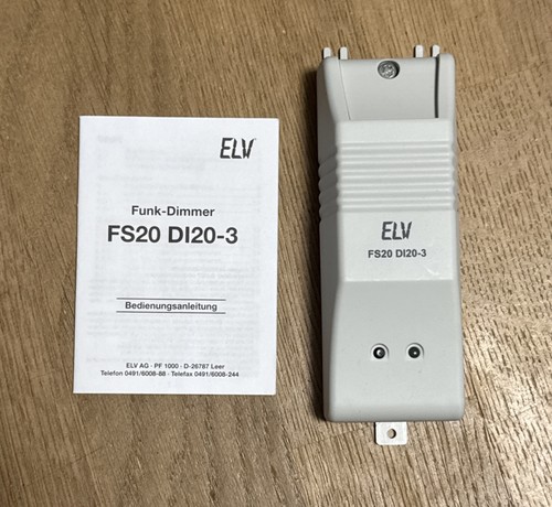 Elv fs20 di20 funk dimmer - di20-3, funk-dimmer