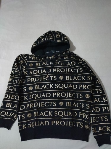 Black squad hoodie schwarz - squad, m