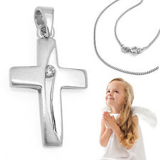 Zirkonia Kreuz Anhänger Baby