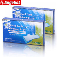 56 Strips Zahnweiß Zahnaufhellung Streifen Whitestrips Weiss Zähne Bleaching