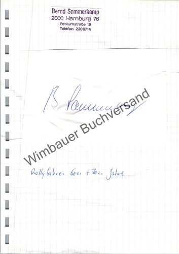 Original autogramm bernd - original,