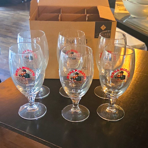 Birra moretti biergläser 4 - biergläser, 0,4