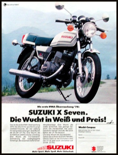 Suzuki werbung 1978 - werbung,