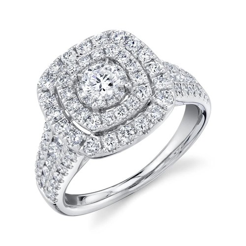 14k weißgold diamant - weißgold,