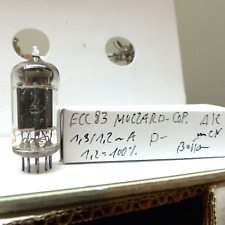1x Nos Mullard Holland ECC83 long Platte Folie D Getter Ventil ◿K MCN Tube Röhre