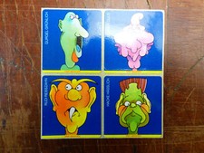 20 irre Monster zum Sammeln & Tauschen Konvolut aus 60 Aufklebern 4x4cm 1980er